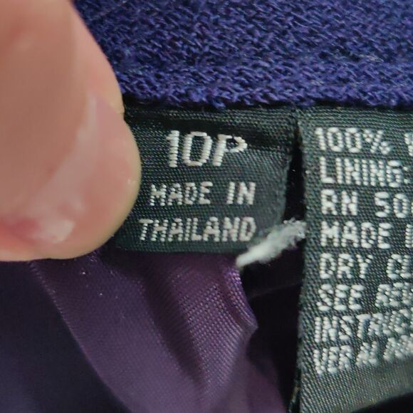 ✔️Purple Wool Pencil Skirt - Picture 2 of 4